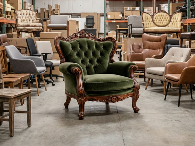 Victorian armchair
